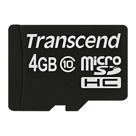 Pamäťová karta Transcend 4GB Class10 

