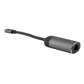 Sieťová karta Verbatim USB-C/RJ45 sivá

