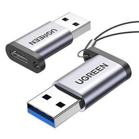Redukcia UGREEN USB-C/USB 3.0 sivá

