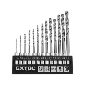 Sada vrtákov Extol Craft 11140 HSS (13 ks) 

