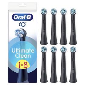 Náhradné hlavice Oral-B iO Ultimate Clean Black XXL Pack (8 ks) čierna

