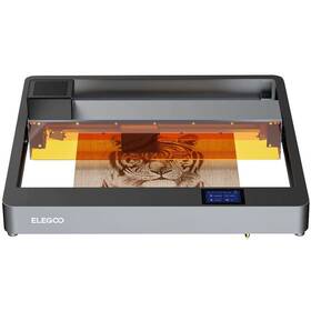 Gravírovací stroj Elegoo Laser Engraver & Cutter (10W) + starter kit 1 sivá farba
