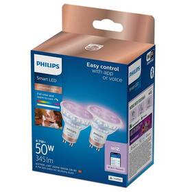 Inteligentná žiarovka Philips Smart LED Smart LED 4,7W, GU10, RGB, 2ks 

