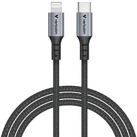 Kábel Verbatim Sync & Charge USB-C/Lightning 1,2m čierny

