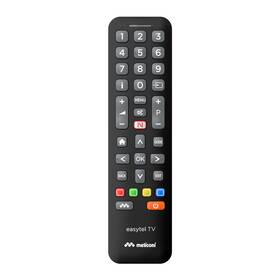 Diaľkový ovládač Meliconi EASY TV, Univerzálny diaľkový ovládač pre 1 TV čierny

