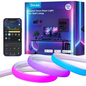 LED pásik Govee Neón MATTER LED, RGBIC, 5m biely

