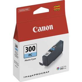 Cartridge Canon PFI-300, 14,4 ml, foto azúrová 

