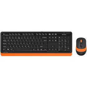 Klávesnica s myšou A4Tech FG1010 FSTYLER čierna/oranžová


