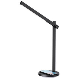 Stolná lampička IMMAX LED BEAM, Qi nabíjanie 18W čierna

