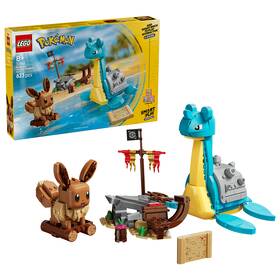 Stavebnica LEGO® Pokémon™ 72162 SMART Play™: Eevee a Lapras – hľadanie pokladu 

