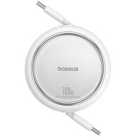 Kábel Baseus Free2Draw mini USB-C/USB-C 1m 100W biely

