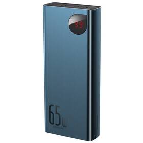 Powerbank Baseus Adaman Metal s digitálnym displejom QC + PD 20000mAh 65W modrý

