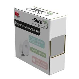 Etikety UPrint 14mmx40mm, 180 etikiet, pre tlačiarne etikiet UPrint UP21 biela

