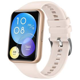 Remienok FIXED Silicone Strap na Huawei Watch FIT2 ružový

