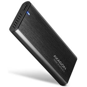 Externý rámček Axagon RAW box USB-C 3.2 Gen 2, M.2 NVMe & SATA SSD čierny

