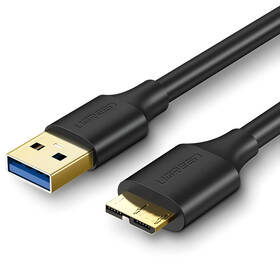 Kábel UGREEN USB 3.0/Micro USB 3.0, 1m čierny

