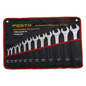 Sada kľúčov Festa 6-32mm CrV (12 ks) sivá

