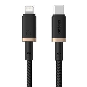 Kábel Baseus Dura USB-C/Lightning, 20W, 2m čierny/zlatý

