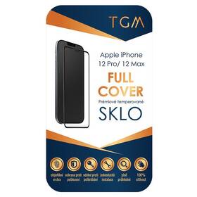 Tvrdené sklo TGM Full Cover na Apple iPhone 12/12 Pro čierne

