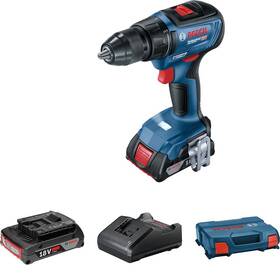 Vŕtací skrutkovač Bosch Professional GSR18V50 Lboxx (s batériou) 

