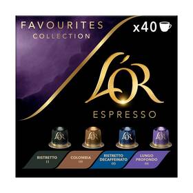 Kapsuly pre espressá L’OR Espresso Favourites mix (40 ks) 


