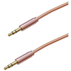 Kábel Mobilnet 3,5 mm jack / 3,5 mm jack, 1m medený

