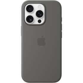 Kryt na mobil Apple iPhone 16 Pro Silicone Case s MagSafe - skalovo sivý 

