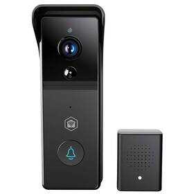 Videozvonček Nedis SmartLife WIFICDP21BK čierny

