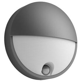 Nástenné svietidlo Philips Capricorn, LED, senzor pohybu - antracitové 


