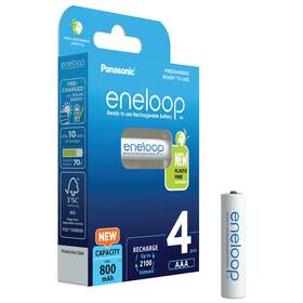 Batéria nabíjacia Panasonic Eneloop AAA, HR03, 800mAh, Ni-MH, blistr 4ks 

