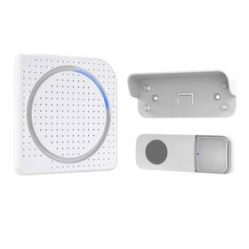 Zvonček bezdrôtový Solight 1L67 do zásuvky, 200m, learning code biela farba
