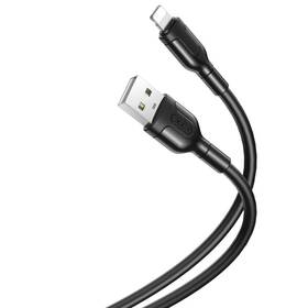 Kábel XO USB/Lightning 2,1A 1m čierny

