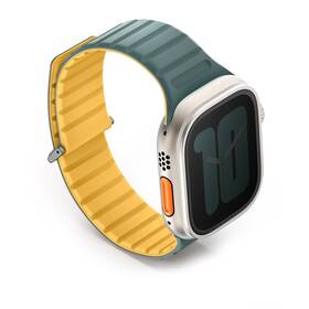 Remienok Uniq Revix Evo Reversible Magnetic na Apple Watch 42/44/45/49mm žltý/zelený

