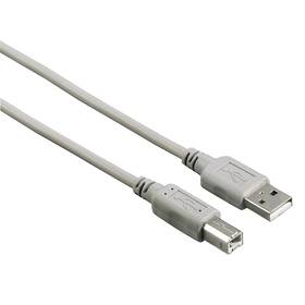 Kábel Hama USB 2.0 typ A-B, 3 m sivý

