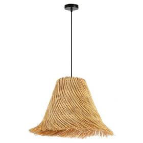Závesné svietidlo IMMAX BOHO NATURALEZA, D45cm, E27, prírodný ratan čierne/hnedé

