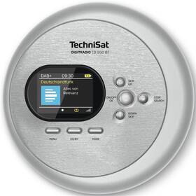 Discman Technisat DIGITRADIO CD 2GO BT strieborná farba
