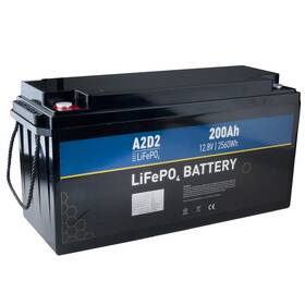 Akumulátor Avacom A2D2 baterie LiFePO4 12,8V 200Ah M8 (Gotion cells) čierny

