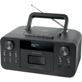 Rádiomagnetofón s DAB+/CD MUSE M-182DB čierna farba
