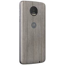 Kryt na mobil Lenovo MOTO Oak Wood na Moto Z/Moto Z Play strieborný

