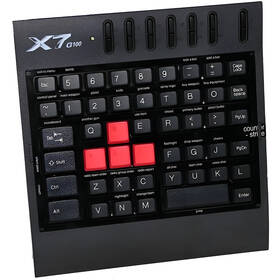 Klávesnica A4Tech G100, CZ čierna


