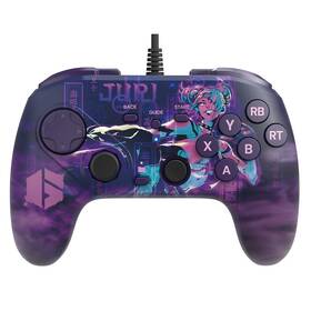 Gamepad HORI Fighting Commander OCTA SF 6 Juri Edition pre PC fialový

