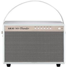Prenosný reproduktor AKAI M5 Thunder biely

