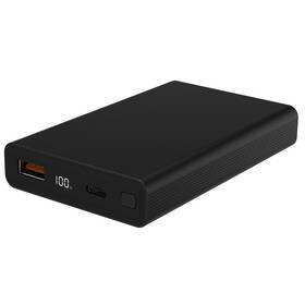 Powerbank WG 10000 mAh, PD USB-C 20W, USB-A 22.5W čierny

