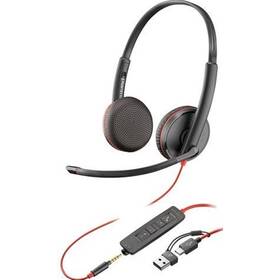Headset HP Poly Blackwire 3225 Stereo (bulk) čierny

