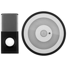 Zvonček bezdrôtový WG Wireless Door Bell/Blue Light čierny

