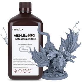UV resin Elegoo ABS-likeV3 2kg sivá

