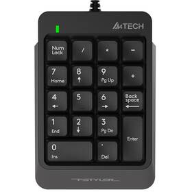 Klávesnica A4Tech FSTYLER FK13P numerická, USB čierna

