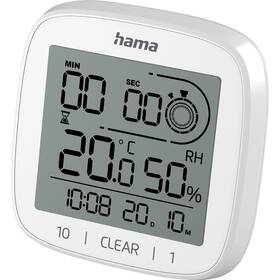 Nástenné hodiny Hama Cyprus biele

