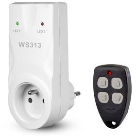 Zásuvka Elektrobock WS313, s diaľkovým ovládačom 

