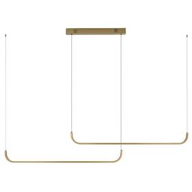 Závesné svietidlo IMMAX NEO PATTINI SMART, 160-280cm, 53W, 3640lm, Zigbee 3.0, TUYA zlaté

